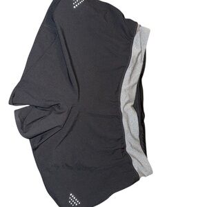 Avita Black and Gray Athletic Shorts